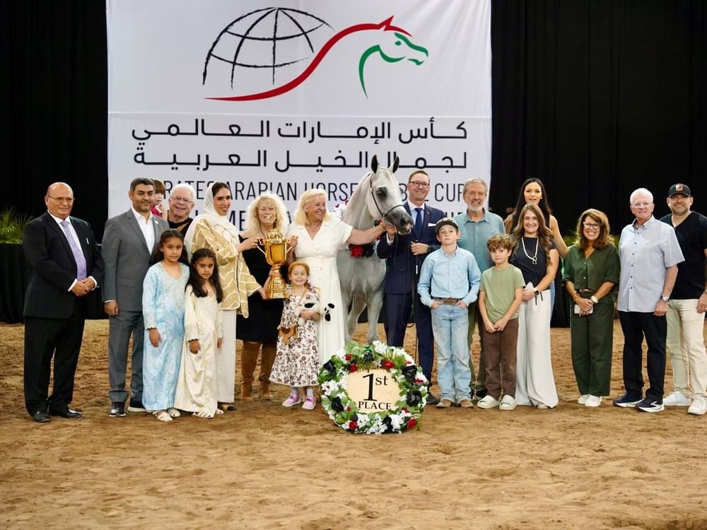 اختتام الجولة الرابعة لكأس الإمارات لجمال الخيل العربية بأريزونا