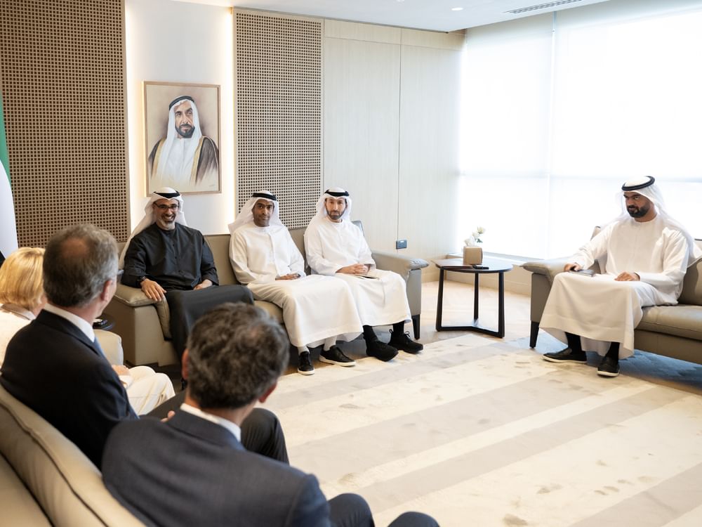 Khaled bin Mohamed bin Zayed recibe a la dirección ejecutiva de Cleveland Clinic