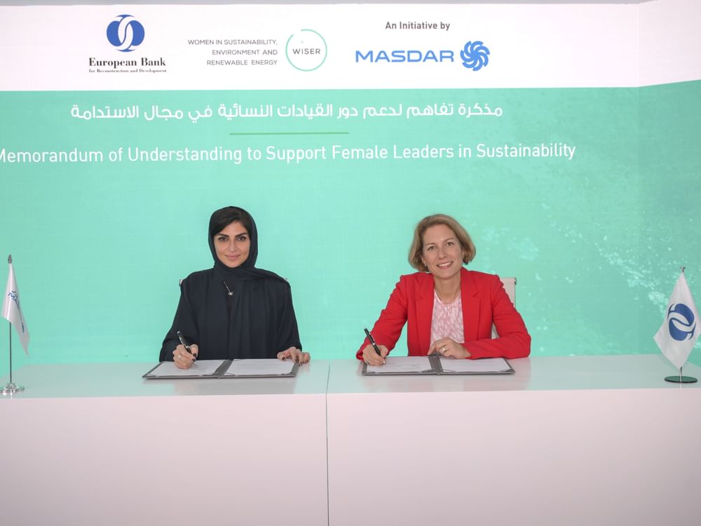 WiSER signs cooperation agreement with EBRD to empower women in climate action