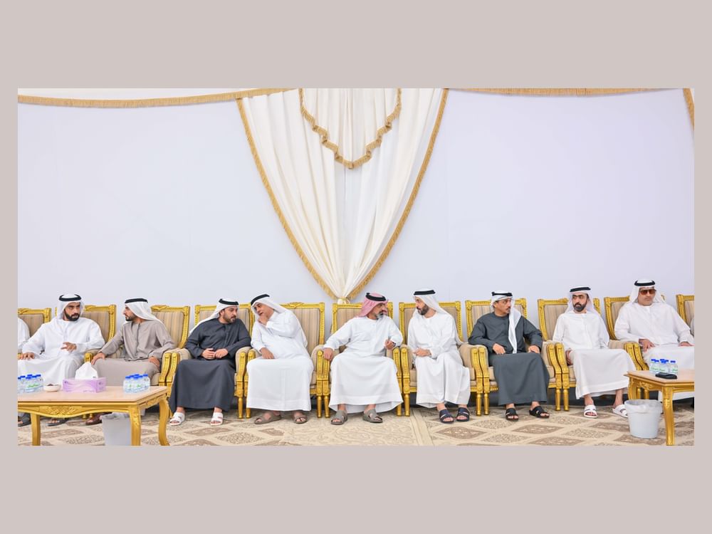 عمار بن حميد يقدّم واجب العزاء في وفاة عبد العزيز محمد ماجد