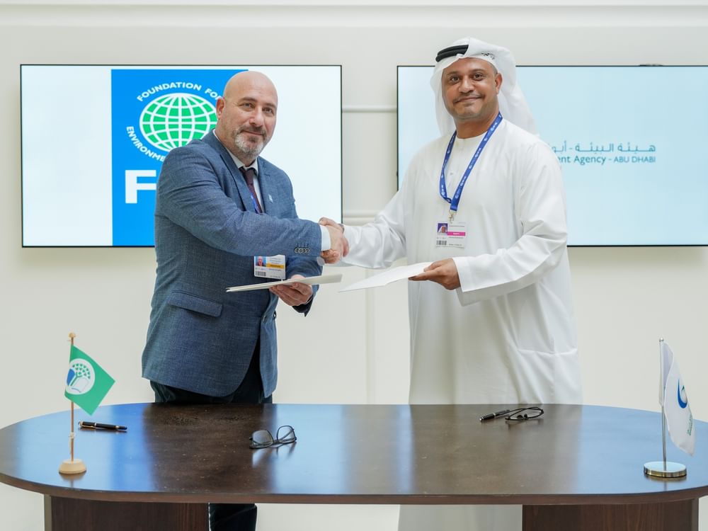 Environment Agency – Abu Dhabi signs letter of collaboration with Foundation of Environmental Education