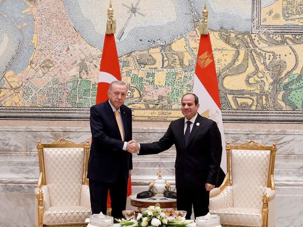 السيسي وأردوغان : إقامة دولة فلسطينية مستقلة ضرورة لاستقرار المنطقة
