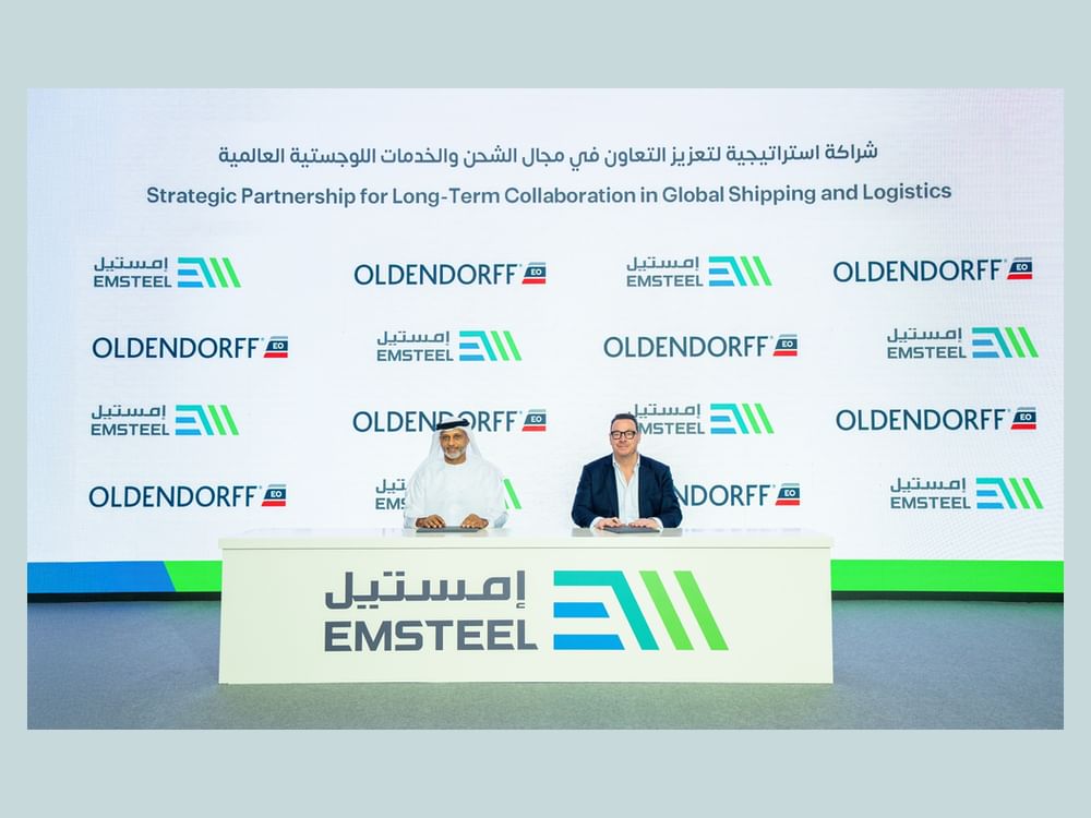 'EMSTEEL', Oldendorff Carriers sign AED600 million five-year raw material freight agreement