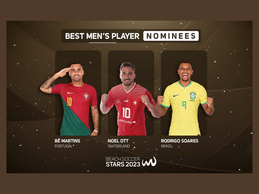 إعلان القائمة النهائية للمرشحين لجائزة أفضل لاعب في العالم للكرة الشاطئية