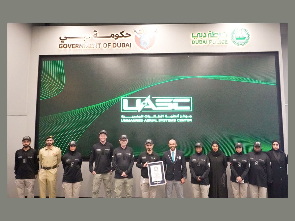 Dubai Police Drone sets Guinness World Record at 580km/h