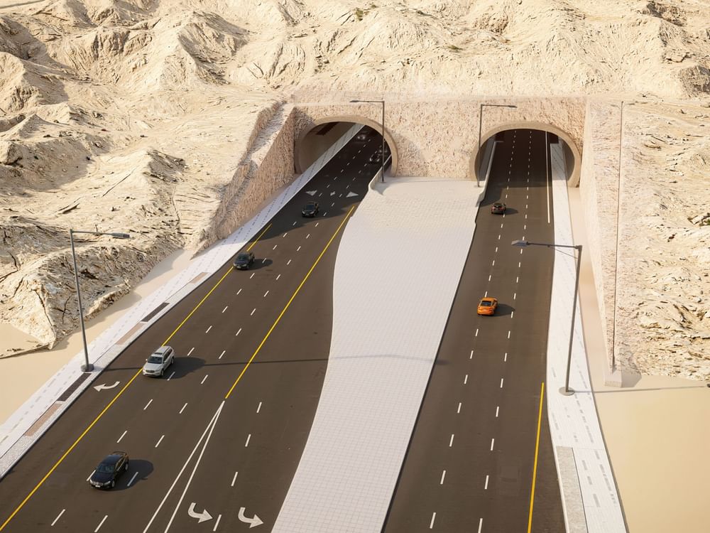 "البلديات والنقل" تطلق مشروع طريق مزدوج بالعين يربط الصاروج بالمنطقة الصناعية