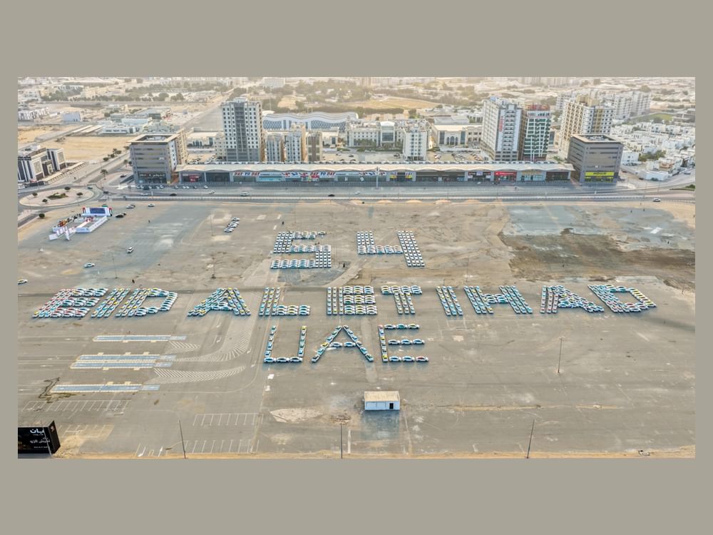 Ajman secures Guinness World Record with 603-vehicle formation of 'EID AL ETIHAD UAE 54'