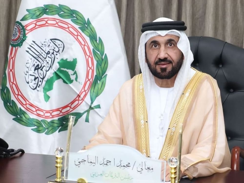 البرلمان العربي يؤكد رفضه لأية دعوات لتهجير الشعب الفلسطيني من غزة