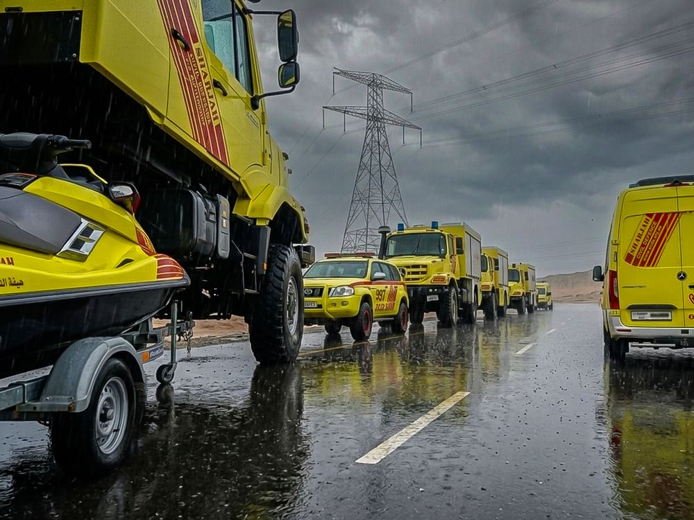 Protección Civil de Sharjah refuerza las medidas ante la inestabilidad meteorológica