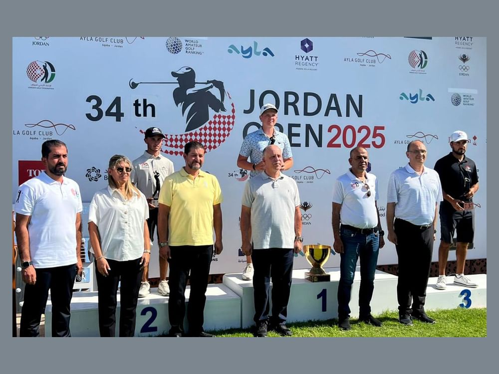ميداليتان للجولف في بطولة الأردن المفتوحة