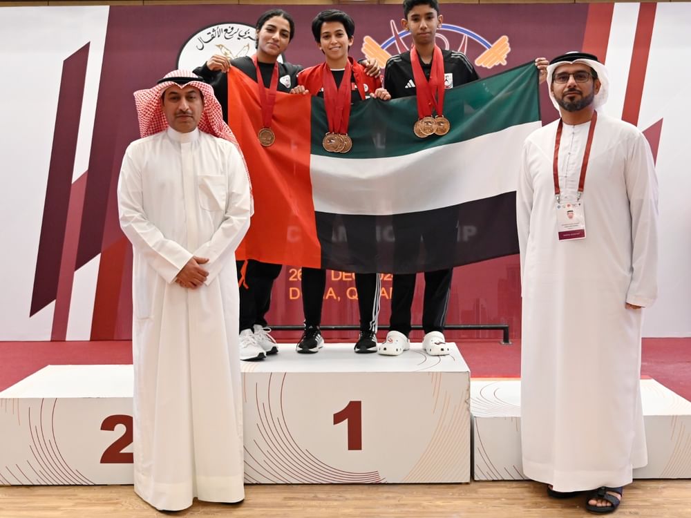 منتخب الأثقال يحصد 19 ميدالية في البطولة العربية وكأس قطر