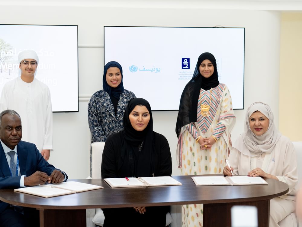 Tripartite MoU signed to support Abu Dhabi as a Child-Friendly City Initiative