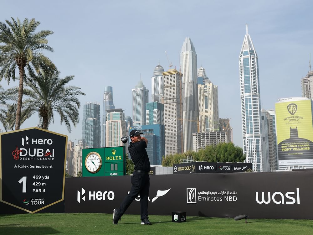 الأمريكي ريد يتصدر بطولة "هيرو دبي ديزرت كلاسيك" بجولتها الـ2