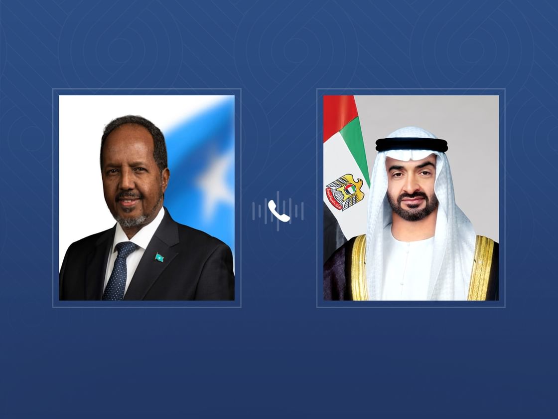 رئيس الدولة يجري اتصالاً هاتفياً مع الرئيس الصومالي