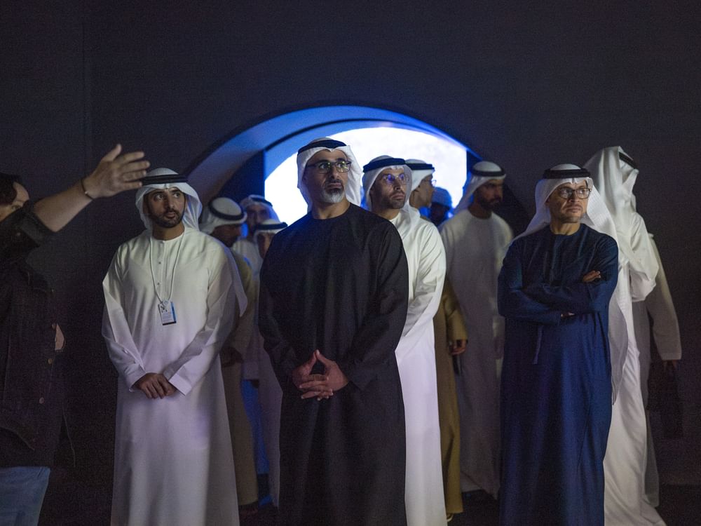 Khaled bin Mohamed bin Zayed meets Hamdan bin Mohammed bin Rashid on sidelines of World Governments Summit 2026