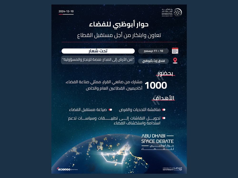 حوار أبوظبي للفضاء.. تعاون وابتكار من أجل مستقبل القطاع
