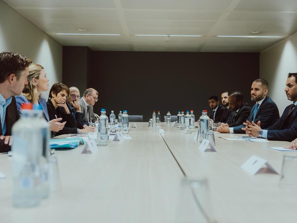 UAE Minister of Justice meets his Belgian counterpart to discuss judicial cooperation