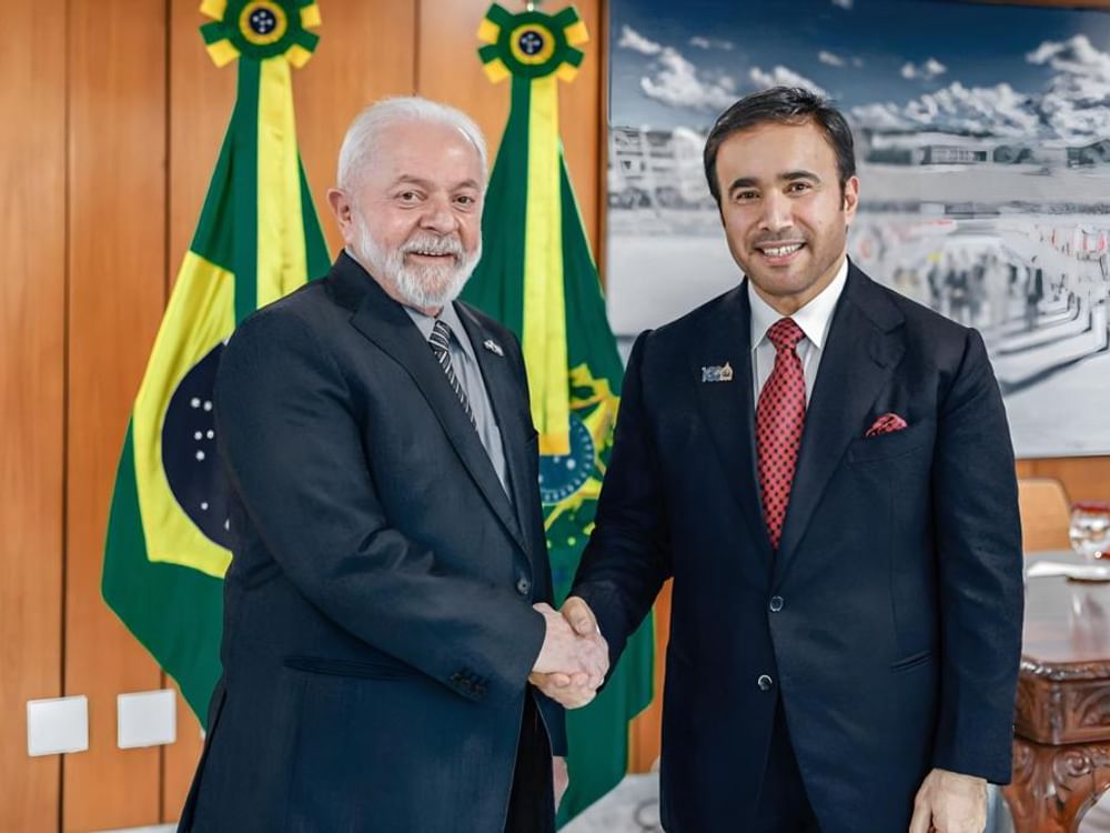 الرئيس البرازيلي يستقبل رئيس "الإنتربول" 