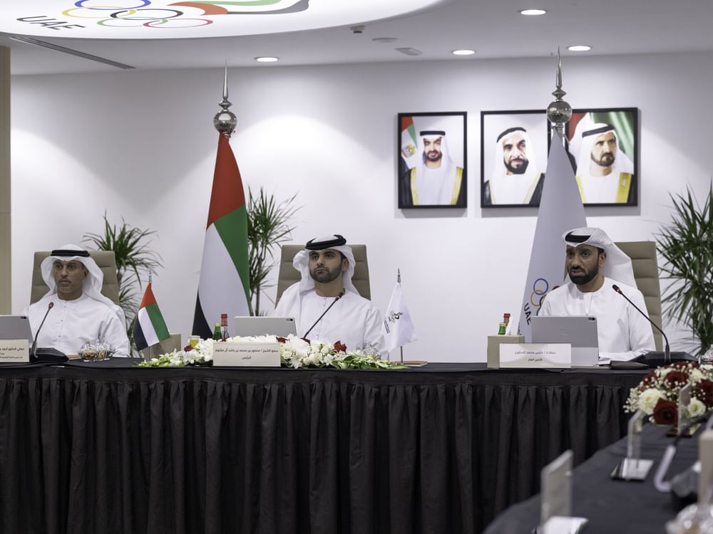 Mansoor bin Mohammed hails Emirati athletes as role models for youth