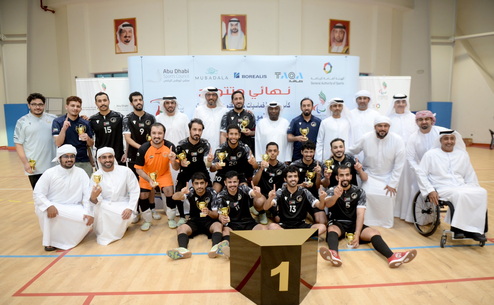 نادي أبوظبي يفوز بكأس خماسي كرة القدم لذوي الإعاقة السمعية