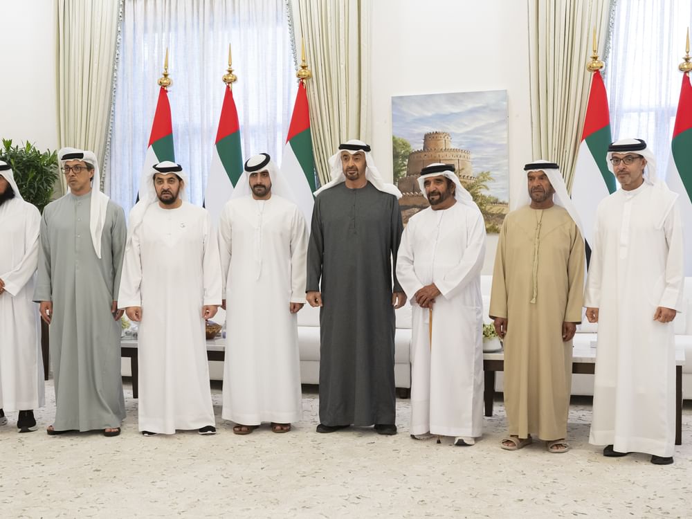 El presidente de Emiratos y varios jeques asisten a la boda de Zayed bin Tahnoon bin Mohammed