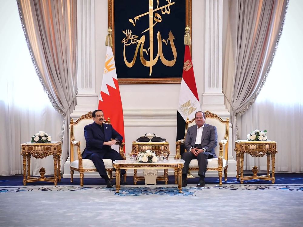 Egyptian President, King of Bahrain discuss regional developments