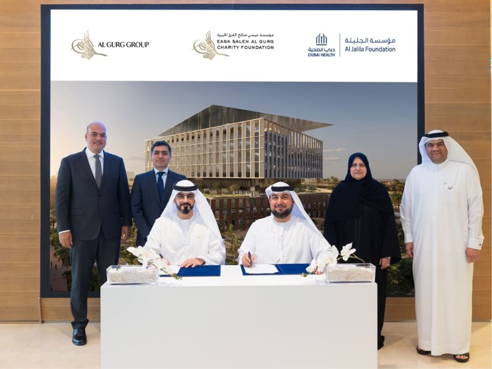 Al Jalila Foundation receives AED20 million contribution from Easa Saleh Al Gurg Charity Foundation