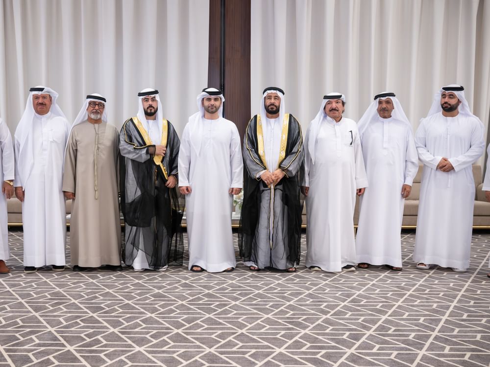 منصور بن محمد يحضر أفراح العلماء والتميمي