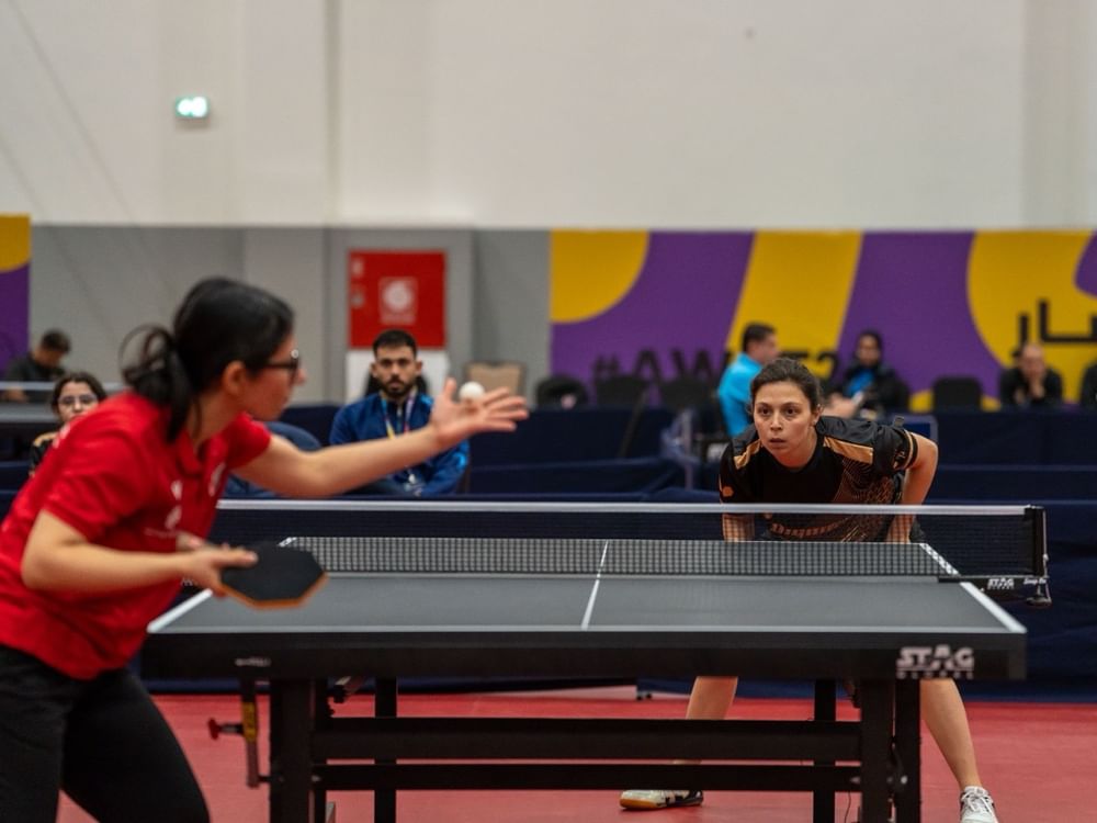  "بتروجيت"بطلاً لمنافسات الفرق في كرة الطاولة بالألعاب العربية للسيدات