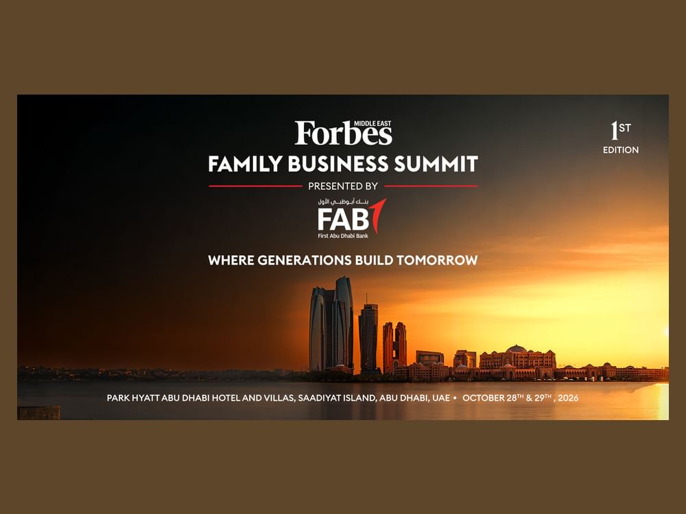 Forbes Middle East Family Business Summit to launch in Abu Dhabi on October 28–29