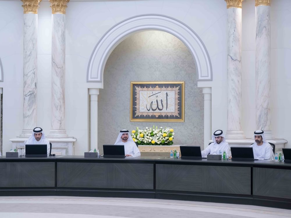 عبدالله بن سالم القاسمي يترأس اجتماع المجلس التنفيذي