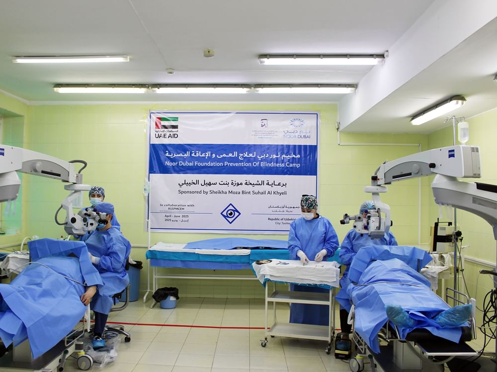 La Fondation Noor Dubai étend ses services humanitaires à l’Asie centrale avec un premier camp médical en Ouzbékistan