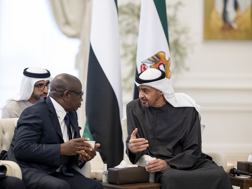 UAE and Sierra Leone Presidents meet to discuss bilateral ties and regional developments