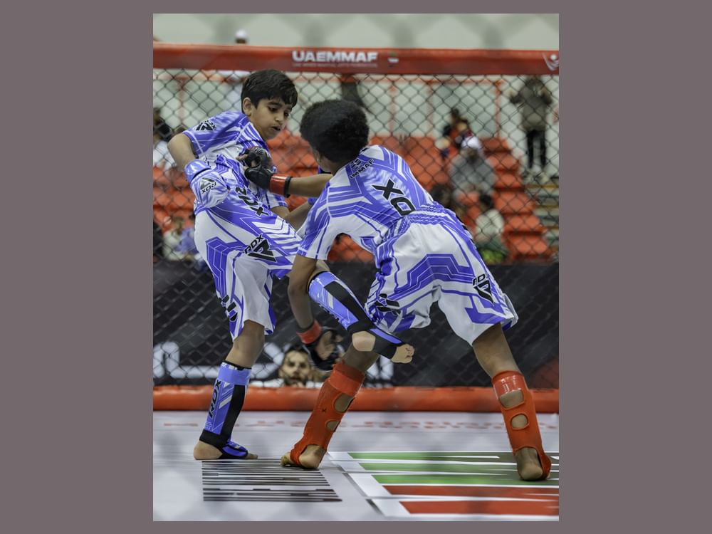 نزالات قوية في افتتاح النسخة  الـ 7 لبطولة الإمارات الوطنية للفنون القتالية المختلطة