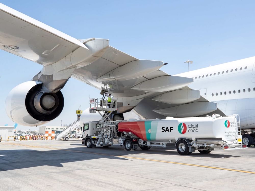 ENOC powers aviation sustainability at Dubai Airshow