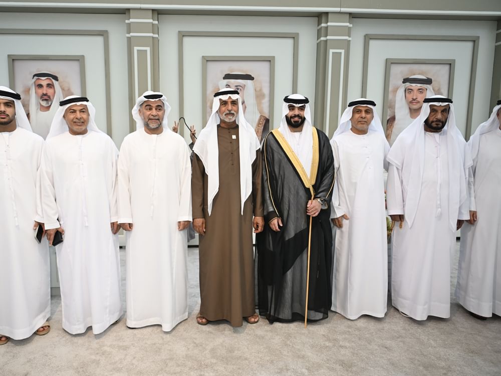 نهيان بن مبارك يحضر أفراح البلوشي والظاهري في العين